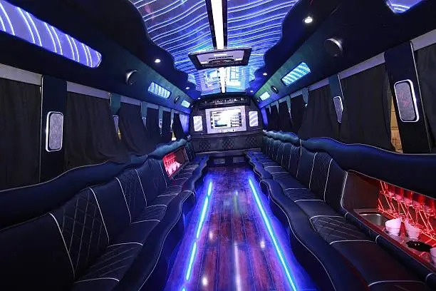 Customers enjoying luxury limousine service by cargoroute.pro, showcasing memorable moments and quality transportation.